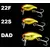 Воблер Jackall Area Man Crank 22F 22mm 1.1g Mat Pellet/Orange Tail, фото , изображение 2